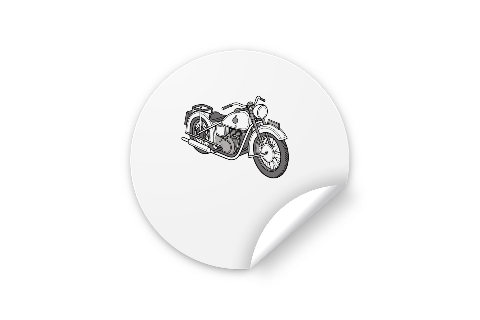 Sticker Dnepr K750 vintage pour décoration ou collection