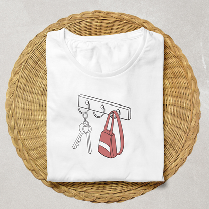 T-shirt moderne avec élément numérique minimaliste pour une touche quotidienne élégante