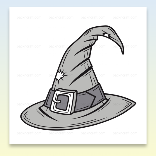 Chapeau de sorcier en style Doodle pour projets décoratifs et éducatifs