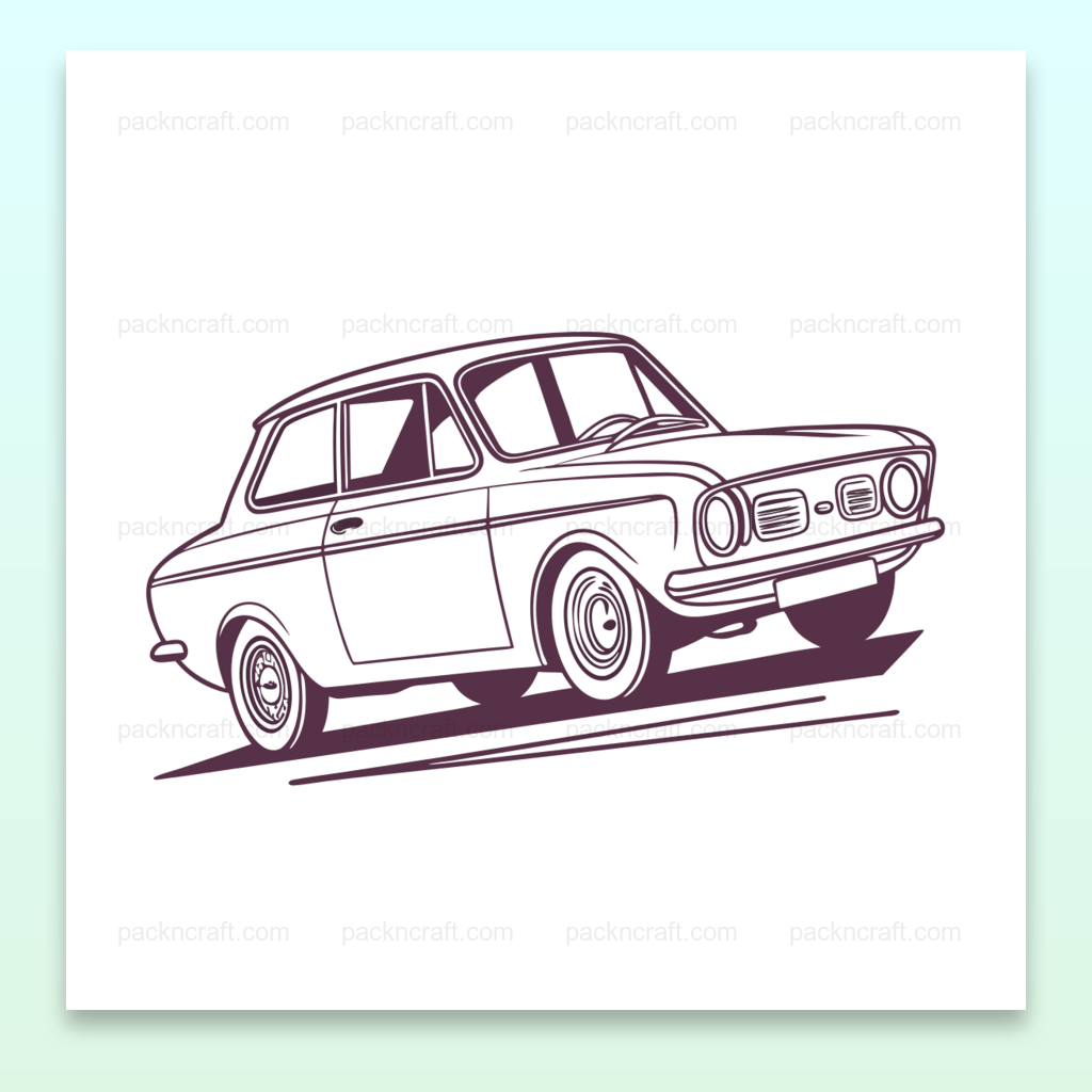 Dessin de voiture vintage, illustration parfaite pour décorations rétro., Voiture vintage sur mug, idéale pour les cadeaux personnalisés., Design de voiture vintage sur t-shirt, style rétro unique., Illustration vintage voiture encadrée, décoration murale chic., Sticker voiture vintage, parfait pour personnaliser vos objets.