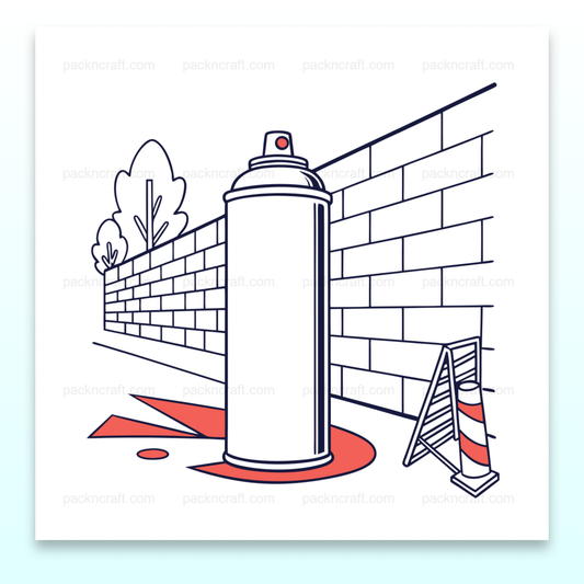 Bombinette en Scène | Graffiti Artiste SVG | Urbain Vintage
