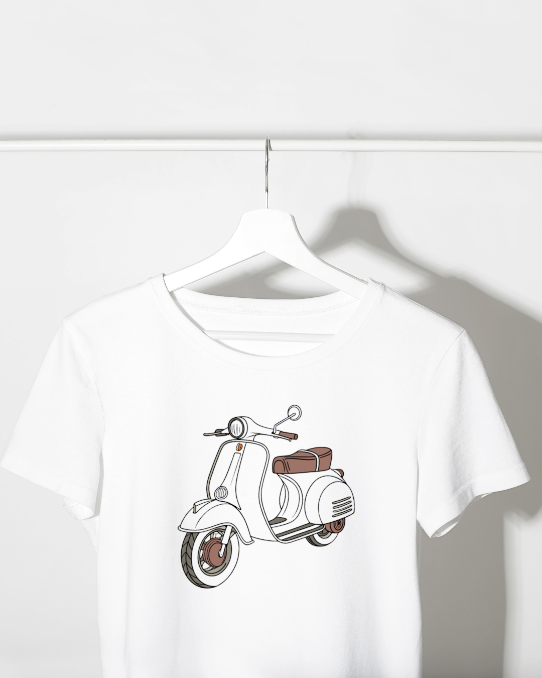 Design classique Zundapp sur t-shirt pour amateurs de vintage.