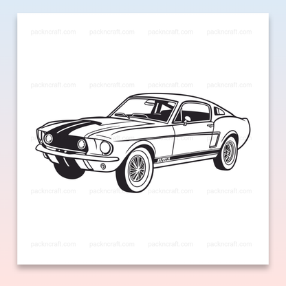 Ford Mustang 1967 Élan Classique | SVG Vintage | Automobile Réputée