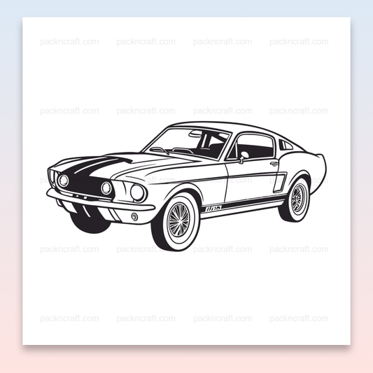 Ford Mustang 1967 Élan Classique | SVG Vintage | Automobile Réputée