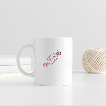 Mug personnalisé bonbon kawaii, idéal pour un cadeau