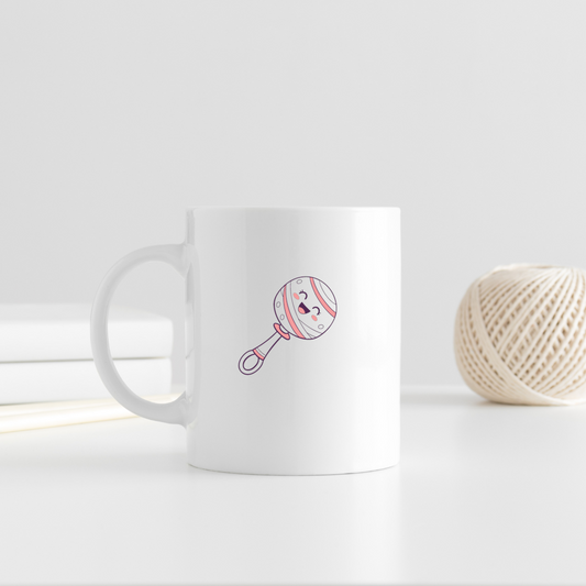 Design kawaii sur mug, parfait pour personnalisation unique