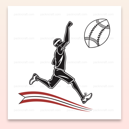 Illustration vectorielle d'un joueur de basket dynamique pour usage créatif et décoratif