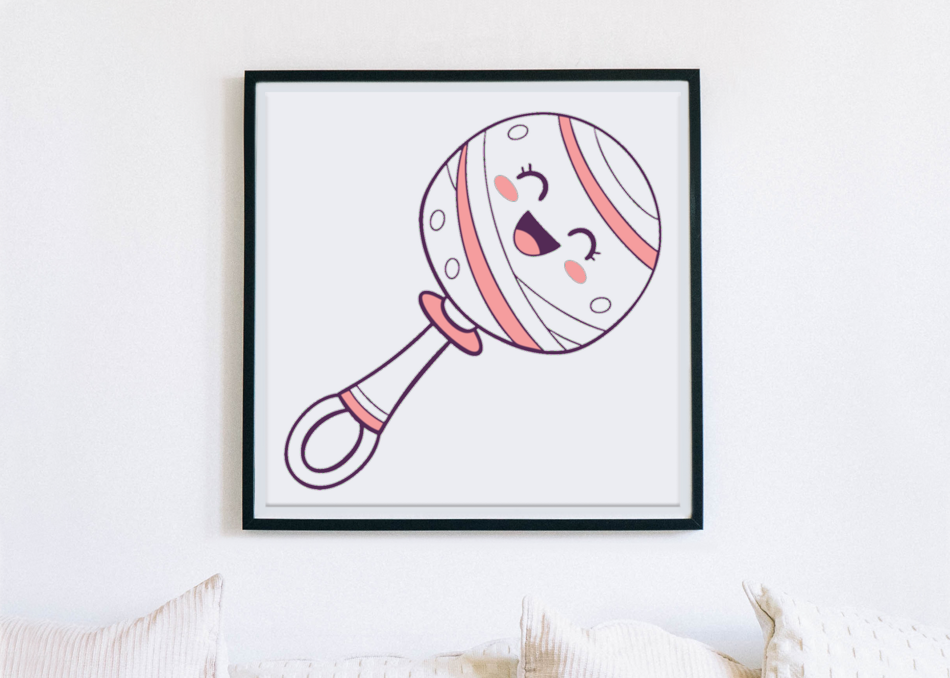 Illustration encadrée, ajout joyeux à votre déco intérieure