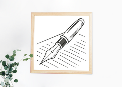 Plume Classique | Style Vintage | Art Écriture