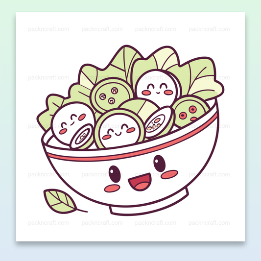 Illustration kawaii de sushis joyeux, idéale pour DIY et déco.