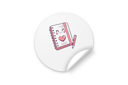 Sticker minimaliste créatif avec icône numérique décorative sur fond blanc