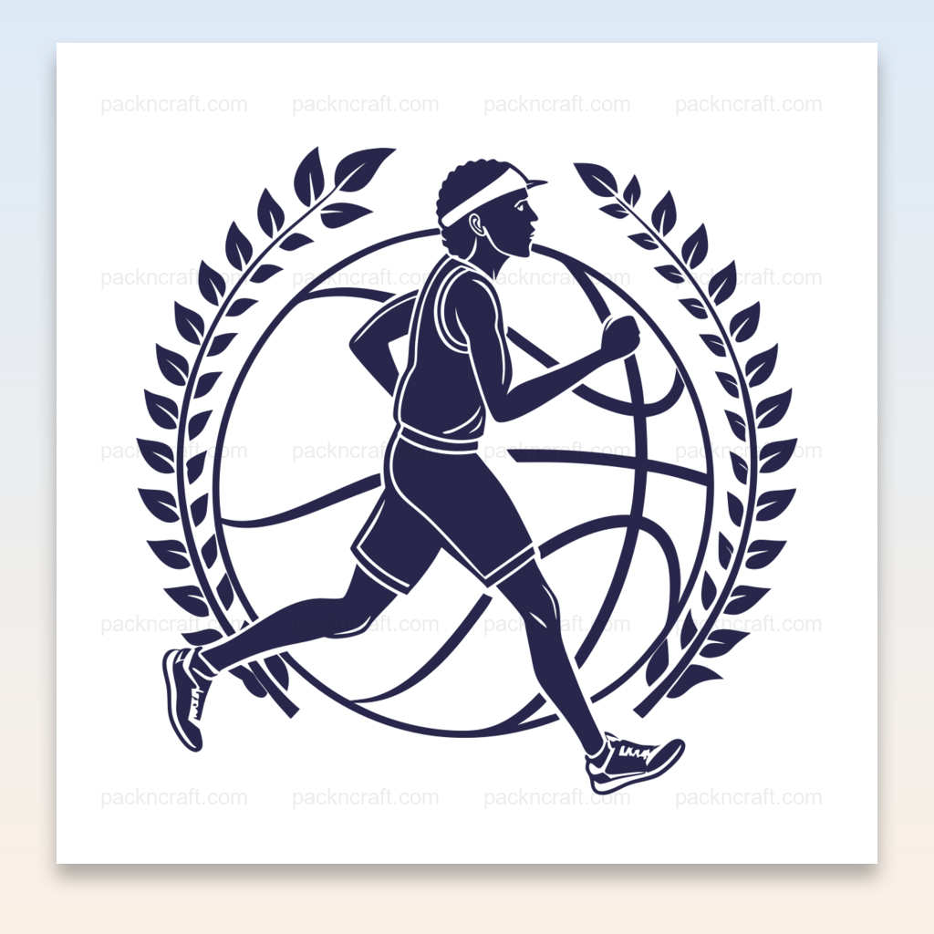 Illustration vectorielle de joueur de basketball pour déco et projets créatifs