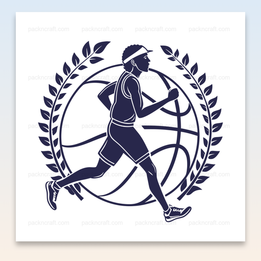 Illustration vectorielle de joueur de basketball pour déco et projets créatifs