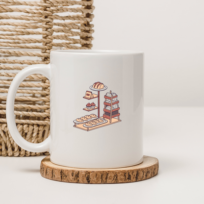 Étalage de Boulangerie Gourmande | SVG Pastel | Thème Vintage