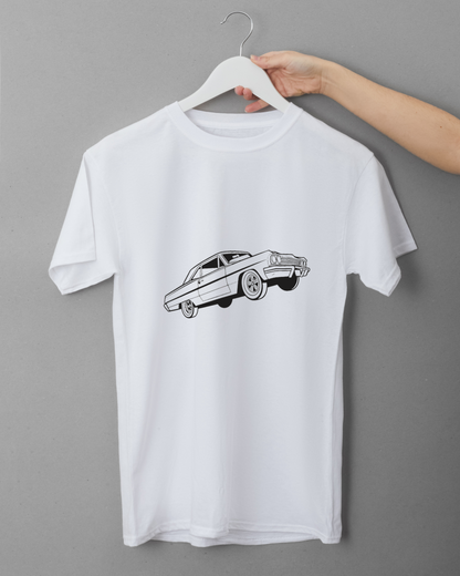 T-shirt rétro avec design Chevrolet Impala