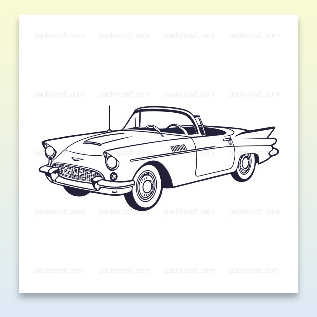 Illustration vectorielle de la Ford Thunderbird 1957, idéale pour projets de papeterie., Design Ford Thunderbird 1957 sur t-shirt, parfait pour les amateurs de voitures classiques., Motif Ford Thunderbird 1957 sur mug, élégant pour une touche vintage quotidienne., Cadre décoratif avec la Ford Thunderbird 1957, parfait pour un intérieur rétro., Sticker Ford Thunderbird 1957, créatif pour customiser vos objets préférés.