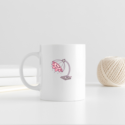 Mug orné d'une lampe fleur kawaii style décoratif enfant intuitif et attrayant