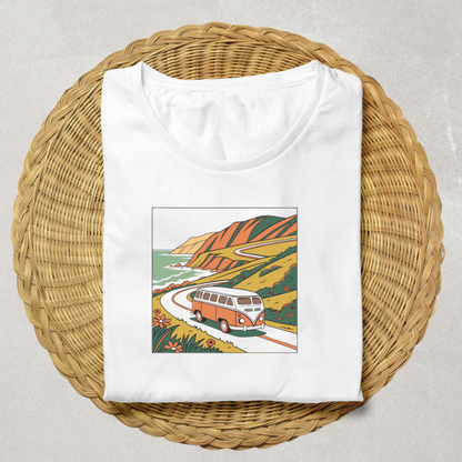 Design pour t-shirt : Combi Volkswagen rétro.