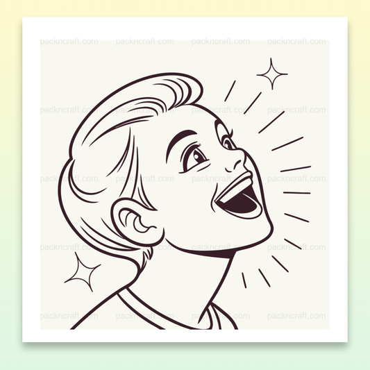 Image d'un enfant souriant joyeusement, parfaite pour décorations et projets éducatifs