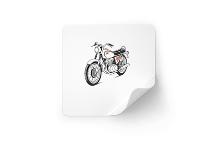 Sticker imprimable de la Suzuki T500 Titan, parfait pour la papeterie.