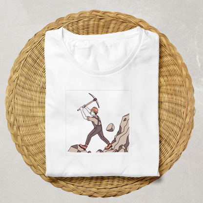 Mineur et Pioche | Style Vintage SVG | Thème Industriel