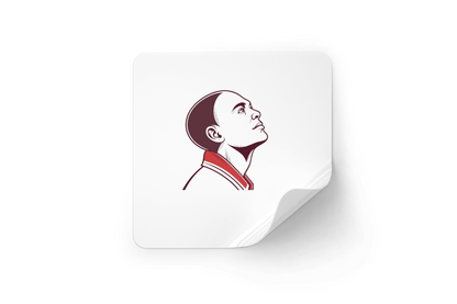 Sticker au design moderne avec icône vectorielle évoquant des émotions artistiques