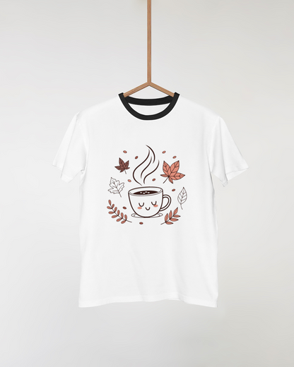 Mug moderne avec art digital cosy pour un confort automnal charmant