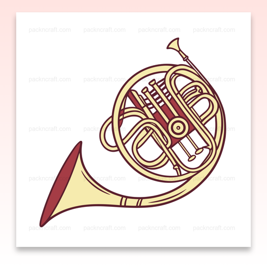 Cor moderne illustré en style flat SVG, usage musical varié