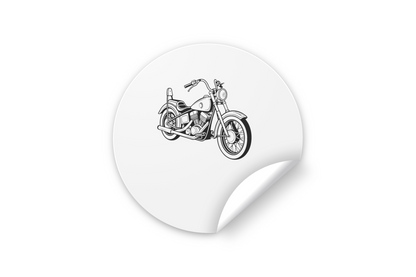 Design autocollant Harley Shovelhead 1966