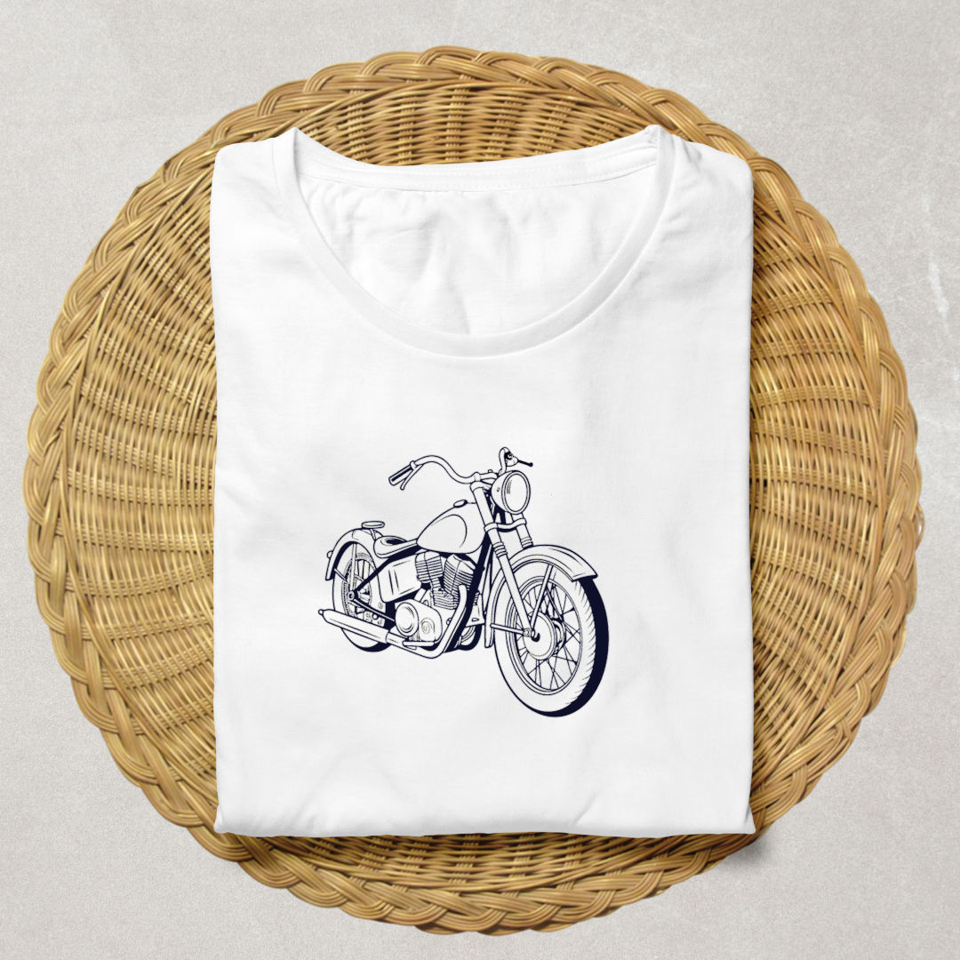 T-shirt arborant la Harley-Sportster 1957, idéal pour les passionnés