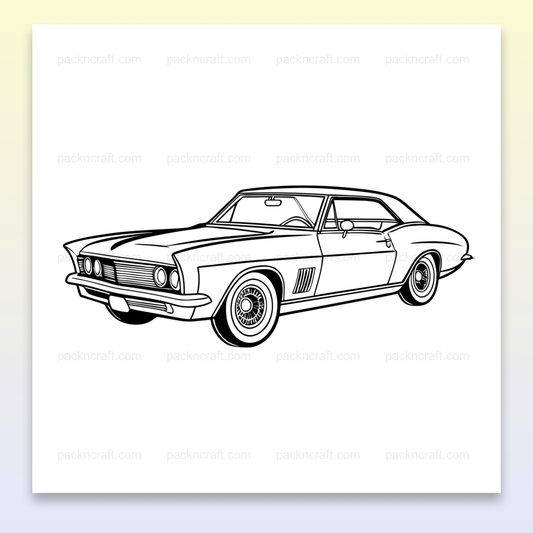 Illustration de la Buick Riviera 1965 pour stickers ou affiches, Sticker de voiture classique Buick Riviera 1965, style vintage, Mug avec dessin de la Buick Riviera 1965, ligne élégante, Cadre artistique illustrant la Buick Riviera 1965, pour déco, T-shirt design Buick Riviera 1965, pour fans de voitures classiques