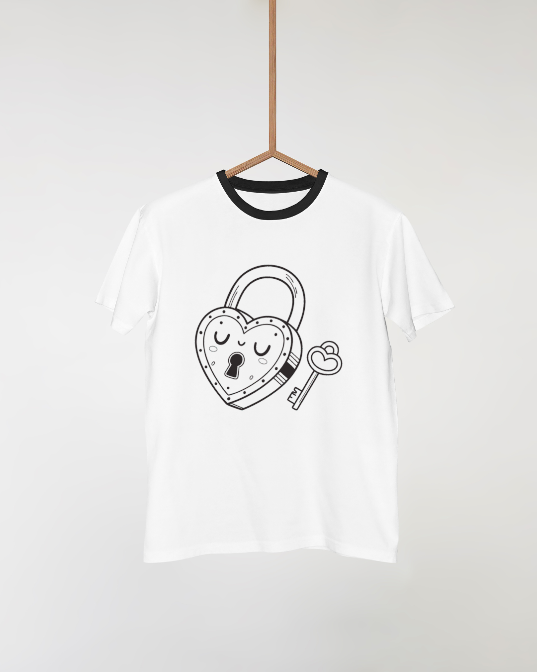 Cadenas style vintage sur t-shirt