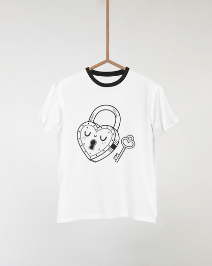 Cadenas style vintage sur t-shirt