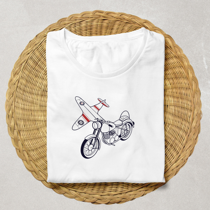 T-shirt personnalisé avec design Douglas Dragonfly 1955.