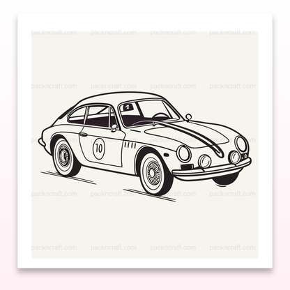 Alpine A110 sur Tasse Vintage | SVG Chic | Thème Classic Car