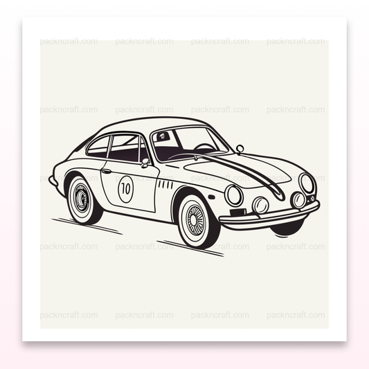 Alpine A110 sur Tasse Vintage | SVG Chic | Thème Classic Car