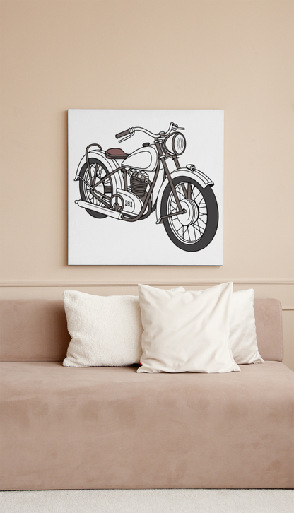 Jawa 250 1930s - Vintage SVG Digital Art
