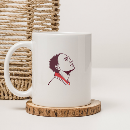 Mug stylisé avec illustration vectorielle inspirée et émotive
