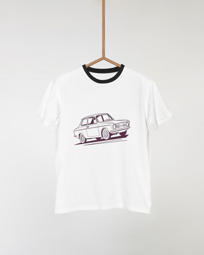 Voiture Vintage en Mouvement | SVG Nuancé | Thème Rétro