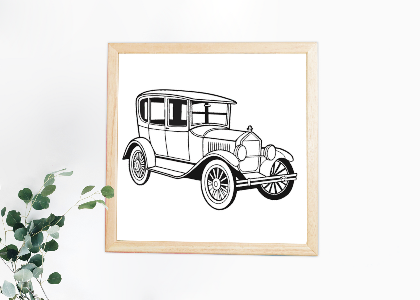 Ford Model T Vintage | Style Classique SVG | Automobile Historique