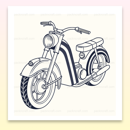 Design vecteur Cushman Scooter années 40, idéal pour déco vintage.
