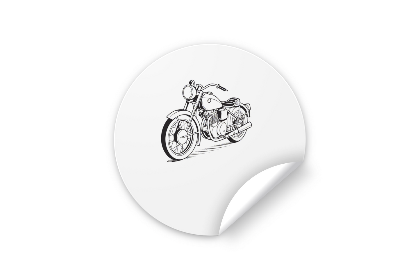 Sticker vintage Moto Guzzi Falcone 1950 pour décoration