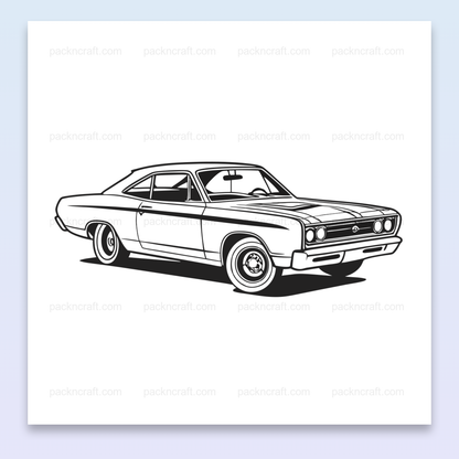 Illustration vectorielle de voiture vintage pour projets créatifs.