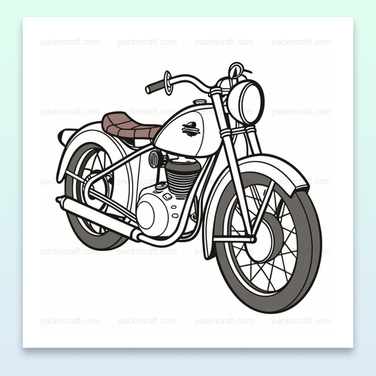 Illustration BSA Bantam 1948 pour créations digitales