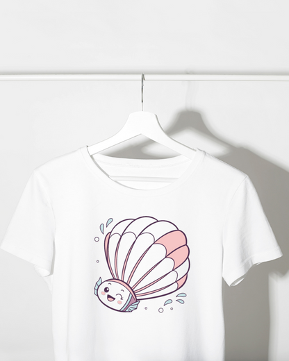 T-shirt fun avec volant pastel au design aérien et créatif pour les passionnés de sport