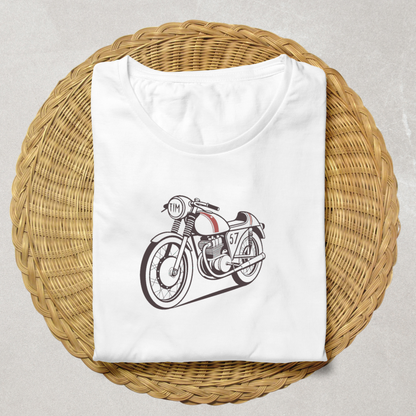 T-shirt déco moto vintage Gilera 500GP pour collectionneurs