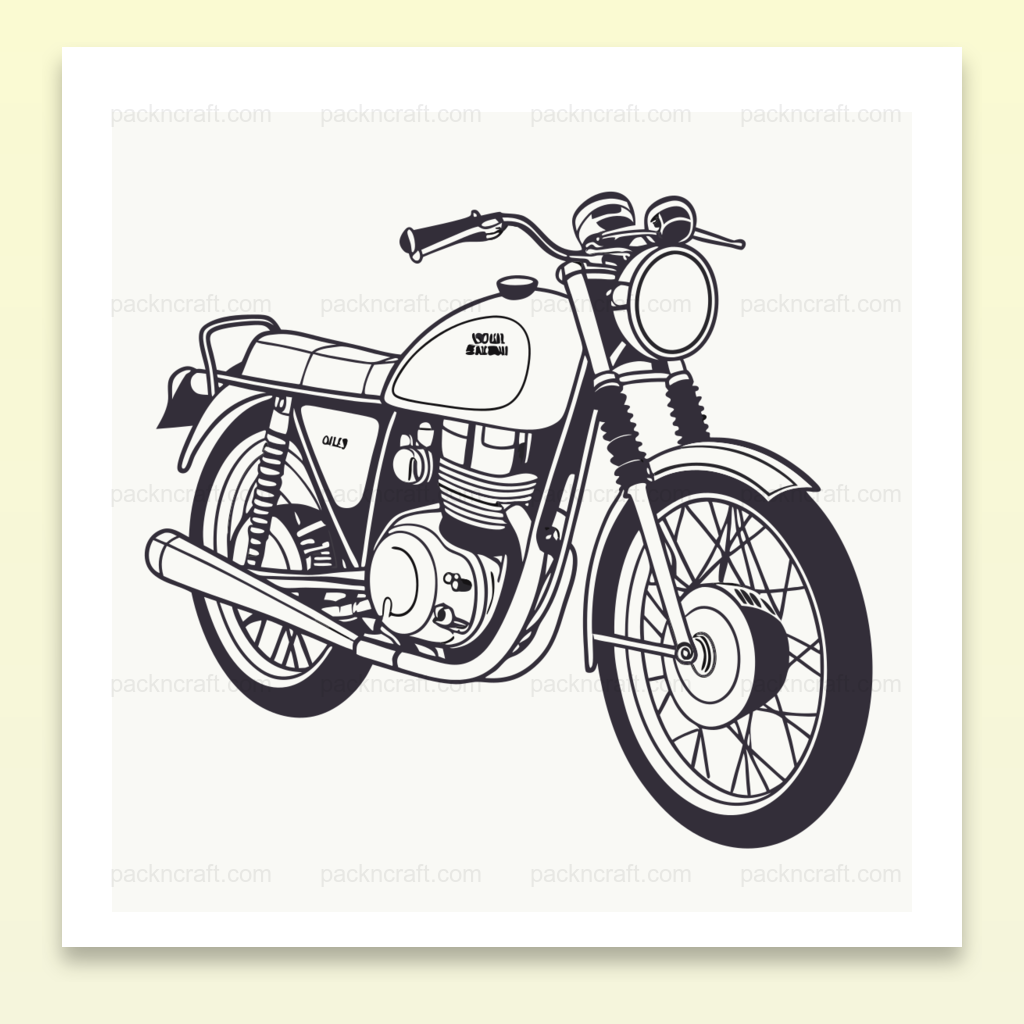 Illustration rétro Honda CB450 1965 pour projets DIY et déco vintage.