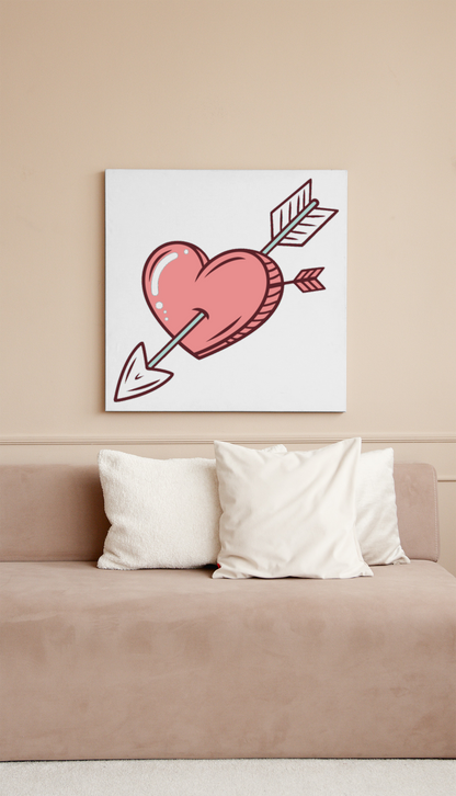Coeur Flèche - SVG Vintage Amour