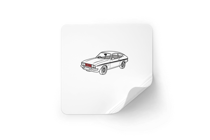 Voiture Vintage Expressive | SVG Élégant | Thème Rétro