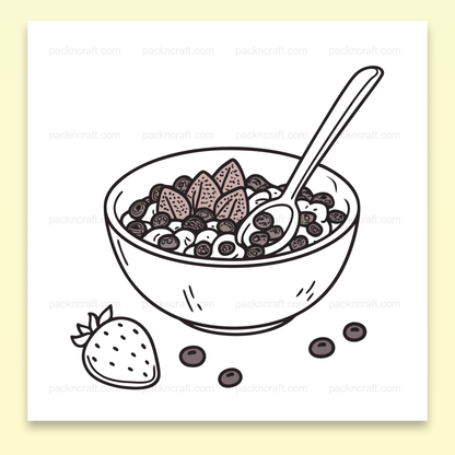 Illustration appétissante de bol de fruits pour usage créatif et éducatif
